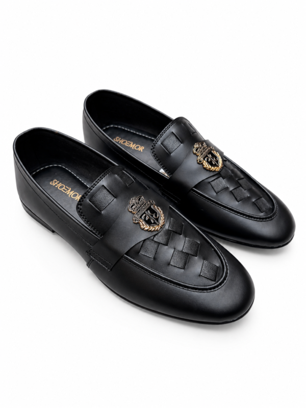 SHOEMOR BRAIDED-750-BLACK