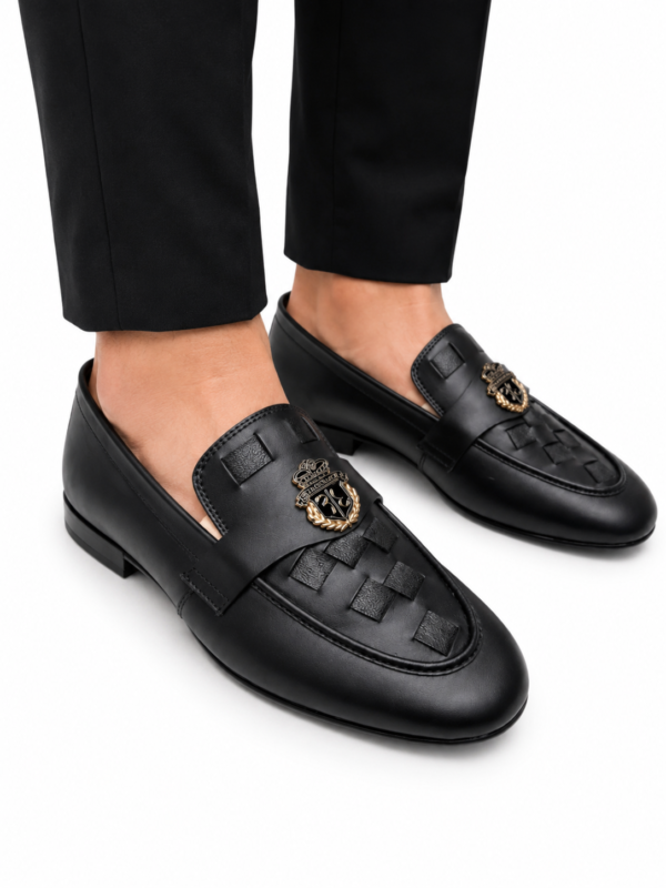 SHOEMOR BRAIDED-750-BLACK