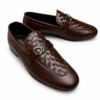 SHOEMOR BRAIDED-736-BROWN