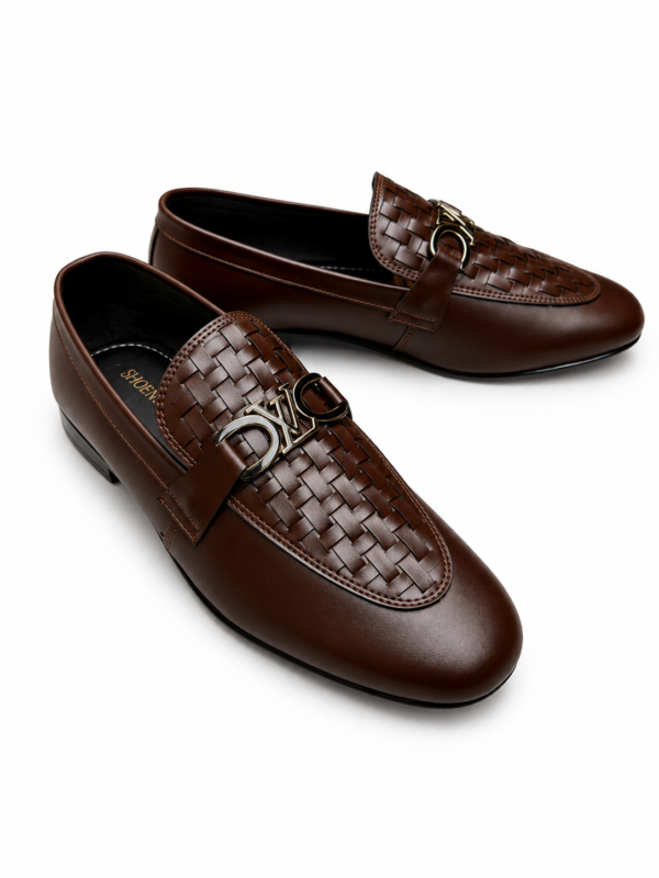 SHOEMOR BRAIDED-736-BROWN
