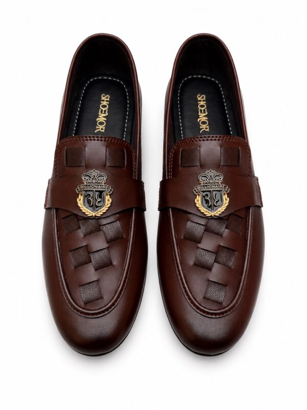 SHOEMOR BRAIDED-750-BROWN