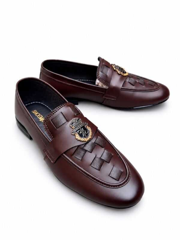 SHOEMOR BRAIDED-750-BROWN