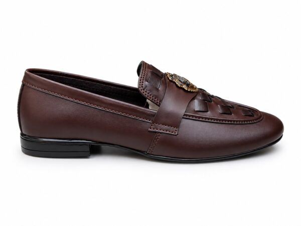 SHOEMOR BRAIDED-750-BROWN