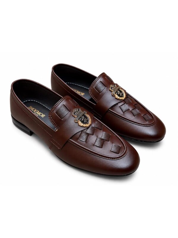 SHOEMOR BRAIDED-750-BROWN